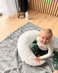Handcrafted Giant Moon Pillow for Dreamy Nurseries