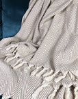 Chunky Chevron Turkish Throw