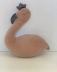 Handmade Pink Flamingo Soft Toy With Crown