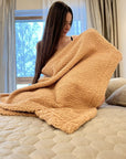 Handmade Bedspread & Blanket Teddy - Sand