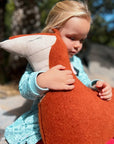 Handmade Fox Cuddle Pillow for Children