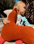 Handmade Fox Cuddle Pillow for Children
