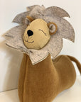 Handmade Lion Cuddle Pillow for Comfort and Safari Dreams