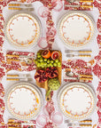 Harbour Island Round Rattan Charger Placemat White - Set of 4