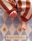Travel Changing Mat - Blue Harlequin