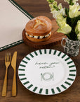 Have You Eaten Bone China Plate