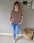 Hazel Stripe Breastfeeding Top