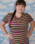 Hazel Stripe Breastfeeding Top