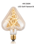 Heart LED Bulb Amber