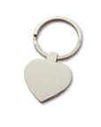 Personalised Heart Photo Keyring – Double-Sided Stainless Steel Engraving