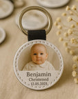 Heart Photo Keyring – Custom Wedding Favour Keepsake With Names & Date