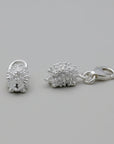 Hedgehog Silver Charm
