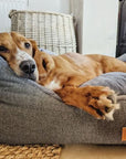 THE BALMORAL | LUXURY HERRINGBONE BOLSTER DOG BED