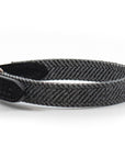 THE BALMORAL | LUXURY GREY HERRINGBONE & LEATHER DOG COLLAR
