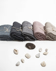 Big Linen Towel - Blue Fishbone
