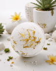 Himalayan Salt Bath Bomb - Energise with Lemon, Ginger, Orange & Avocado Oil
