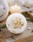 Himalayan Salt Bath Bomb - Energise with Lemon, Ginger, Orange & Avocado Oil