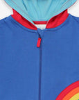 Colorful Organic Hoodie with Rainbow Print for Kids, Cozy and Warm for All Seasons by Toby Tiger at brixbailey.com