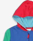 Colorful Organic Hoodie with Rainbow Print for Kids, Cozy and Warm for All Seasons by Toby Tiger at brixbailey.com