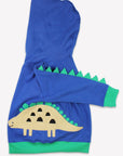 Premium Dinosaur Print Hoodie for Kids - Soft Organic Cotton Eco-Friendly Sweatshirt with Dino Appliques by Toby Tiger at brixbailey.com