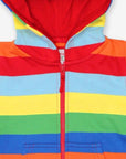 Trendy Striped Classic Hoodie for Kids - 100% GOTS Certified Organic Cotton with Cozy Lining by Toby Tiger at brixbailey.com