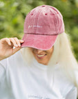 Pastel Cotton Cap in Vintage Inspired Style