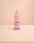 Chinoiserie Rose Pagoda in Blush Pink