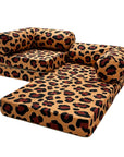 HoneyHug Soft Modular Sofa for Children – Leopard