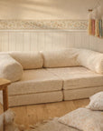 HoneyHug Soft Modular Sofa for Children – Teddy Cream