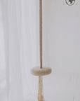 Pearl White Bouclé HopOn Swing for Children