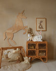 Wooden Wall Decoration - Horse/Unicorn