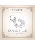 Horse Shoe Silver Charm Bracelet