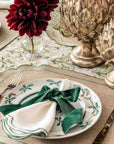 Hortensia Brown and Green Placemats - Set of 4