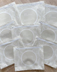 Hospital Bag Organiser Pouches - Unisex Beige Leaf Print
