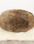 Luxury Hot Buns Sheepskin Pouffe, Icelandic Shorn Fur Floor Cushion, Stylish 50mm Sheepskin, Premium Low Riding Footrest, Best-Selling Comfy Seat by Wildash London at brixbailey.com