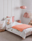housse edredon 150 x 150 coton Vichy