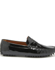 Penny Driving Loafers, black patent leather