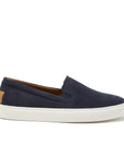 Slip-on Sneakers, navy blue suede