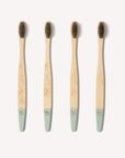 Adult Bamboo Toothbrush - 4 Pack - Medium Bristles