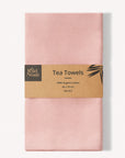 Organic Cotton Tea Towels - Herringbone Weave - Set of 2