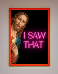 I Saw That Framed Print