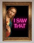 I Saw That Framed Print