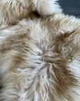 Premium Icelandic Latté Sheepskin Rug, 100% Natural Brown Tipped White Fur, Luxury Handcrafted Home Decor by Wildash London at brixbailey.com