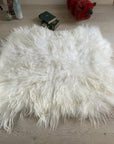 Luxury Icelandic sheepskin rug, 100% natural white long fur, handcrafted premium throw in sizes double, triple, quad, penta, sexto, octo by Wildash London at brixbailey.com