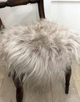 Luxury premium sheepskin seat cover, natural British sheepskin, handcrafted, hypoallergenic, sustainable, machine washable, dove grey by Wildash London at brixbailey.com