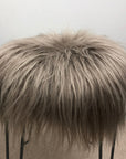 Luxury Icelandic sheepskin roundie seat cover in taupe, premium natural long fur, handcrafted hypoallergenic, best-selling stylish home decor by Wildash London at brixbailey.com