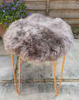 Luxury Icelandic sheepskin seat cover, premium taupe shorn 50mm, 100% natural free-range fur, sustainable and hypoallergenic by Wildash London at brixbailey.com