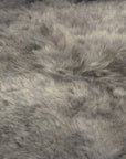Premium Icelandic sheepskin rug in cool grey, ethically sourced, handcrafted, 50mm shorn, luxury hypoallergenic fur, sustainable and therapeutic by Wildash London at brixbailey.com
