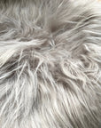 Luxury British sheepskin seat cover, premium dove grey, 100% natural free-range sheepskin, handcrafted, sustainable, hypoallergenic by Wildash London at brixbailey.com