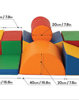 Multicolor Soft Play Block Set for Indoor Adventures